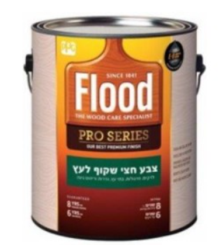 צבע חצי-שקוף FLOOD Caramel