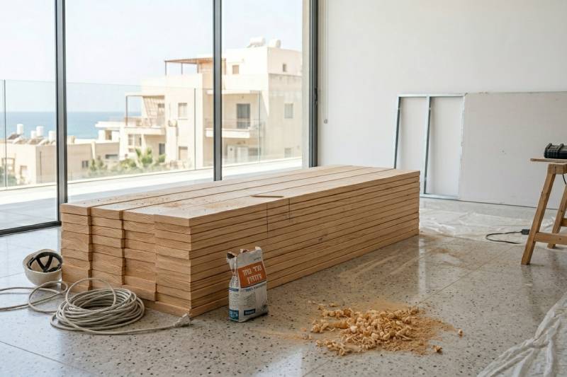 טיפול בלוחות אורן מוקצעים לפני צביעה 2 - טיפים לעבודה עם לוחות עץ
